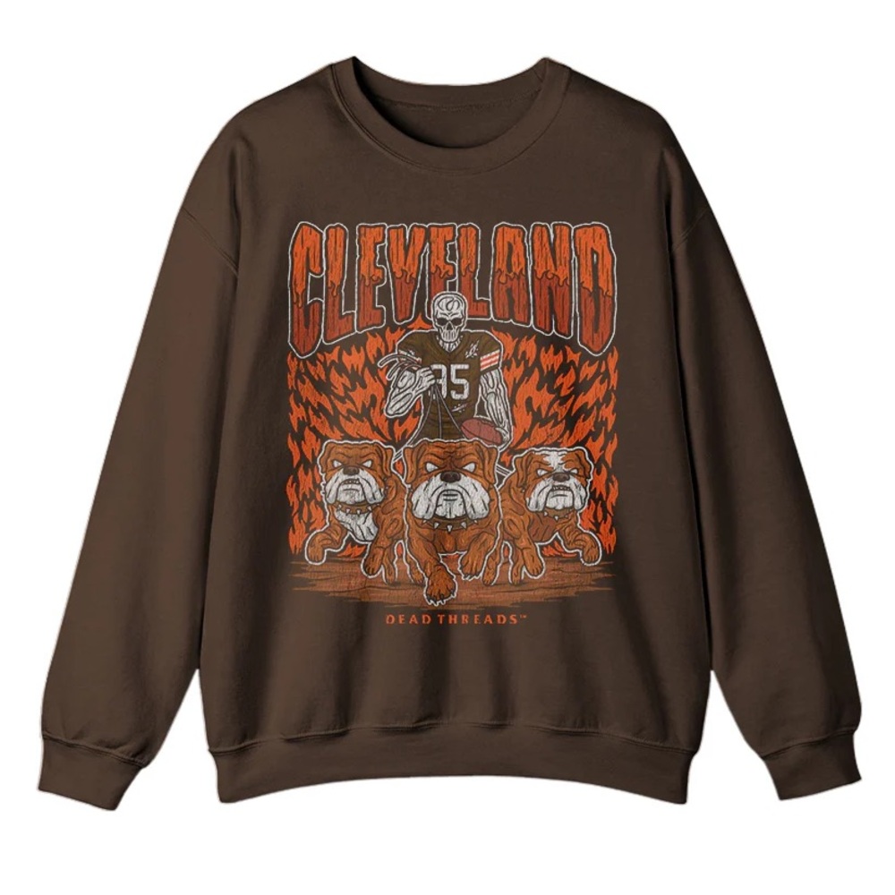 Cleveland Browns Crewneck Sweatshirt - Dead Threads